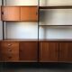 Bibliothèque modulable scandinave Pira Mobel system année 60