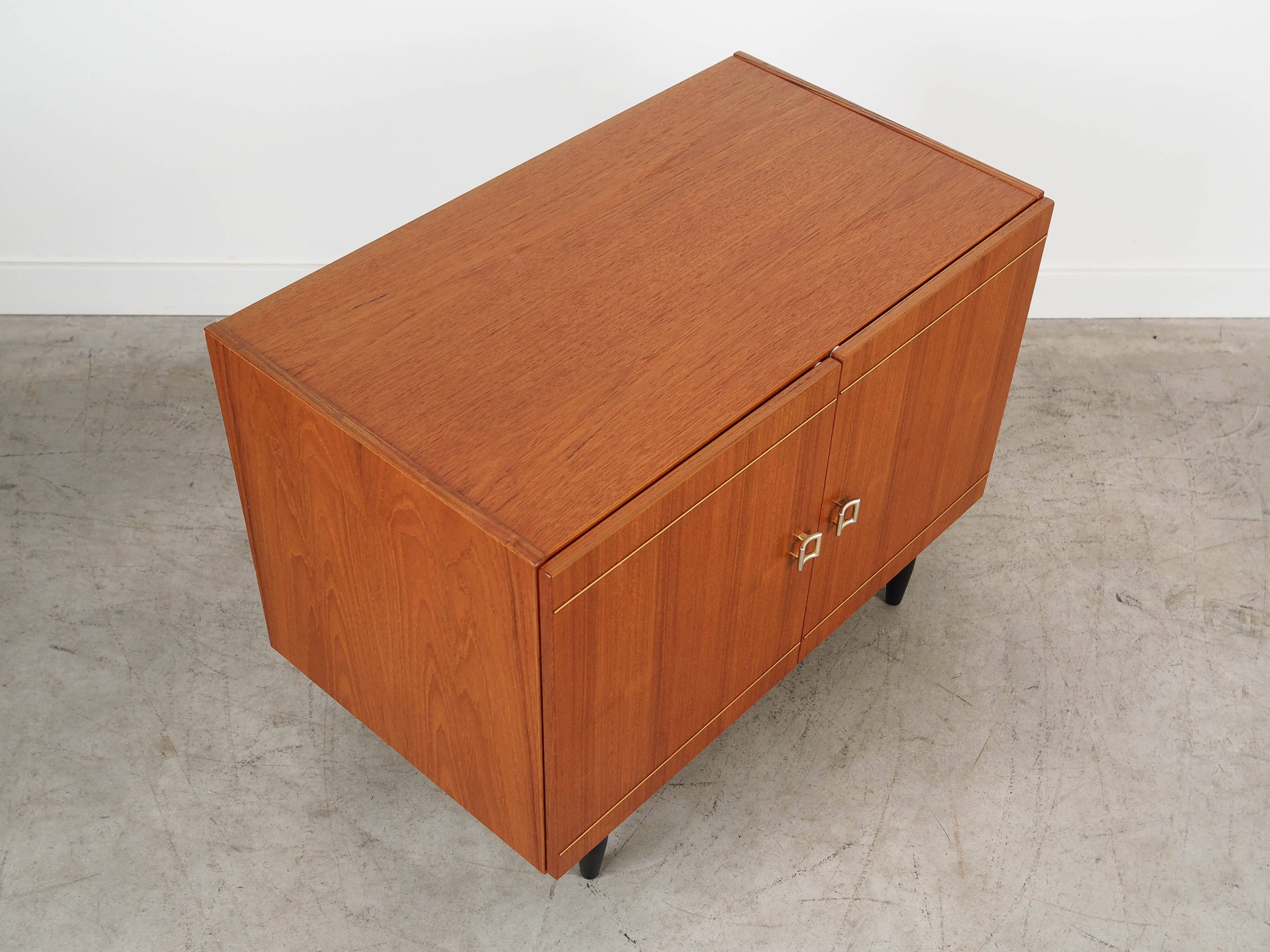 Teak cabinet, Danish design, 1970s, production: Denmark