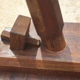 Set of 4 solid oak chairs "Alsatian style" - 20th century