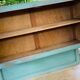 Parisian buffet patine celadon green and bluish grey