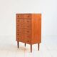 Danish Teak Chest of Drawers, 1960s