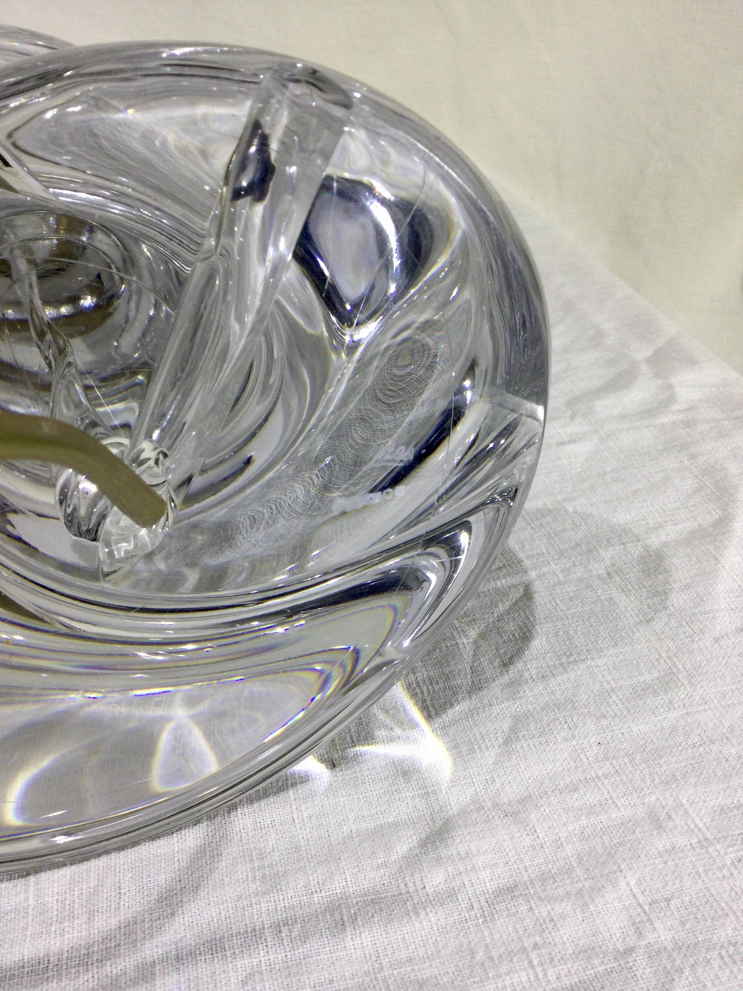 Sèvres crystal lamp base