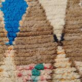 Handmade woolen bohemian Berber runner rug