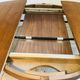 Table a manger scandinave, extensible en teck circa 60