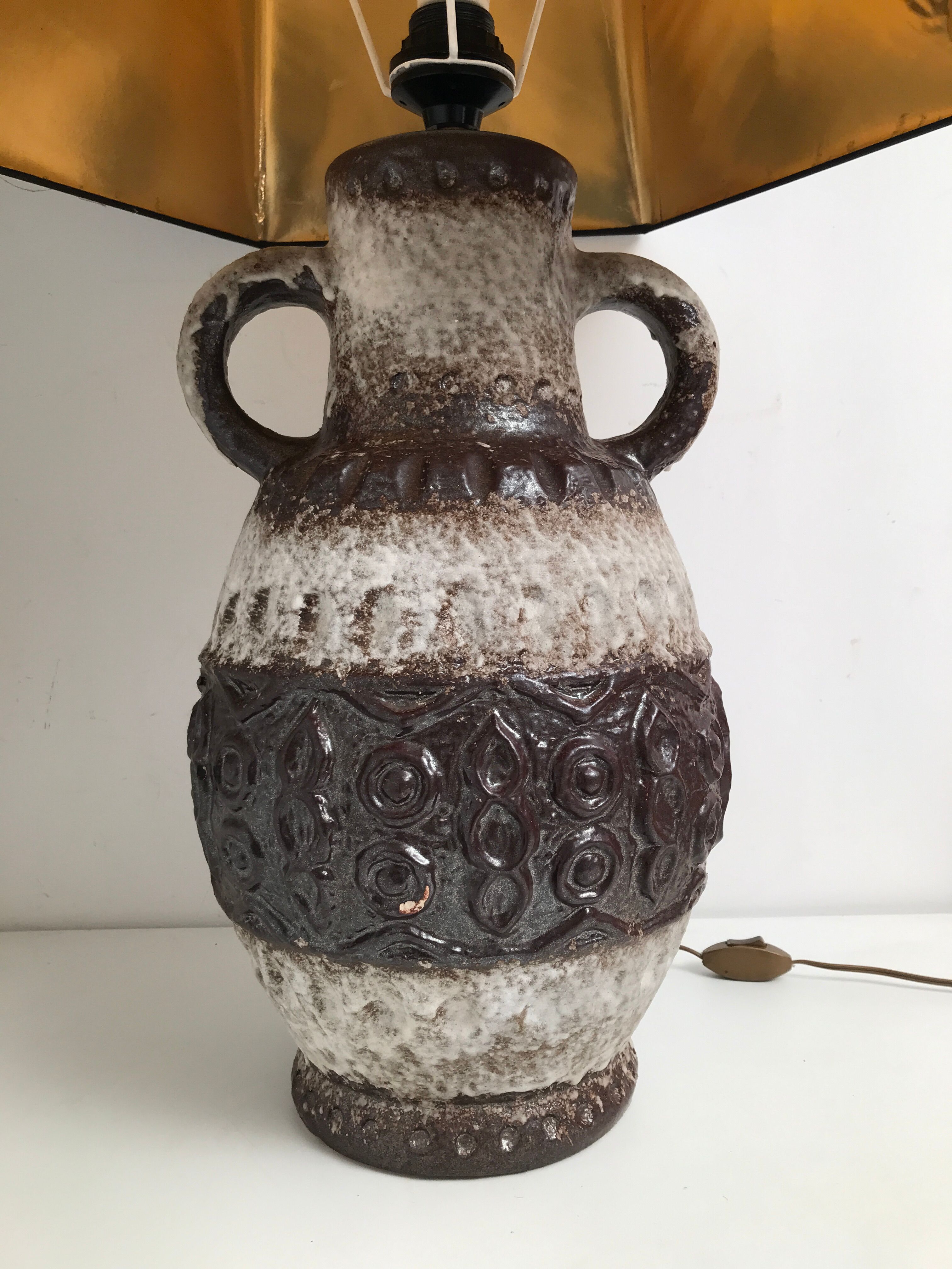 Ceramic lamp accosted 50s-60s