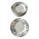 13 deep plates Terre de fer Cyclamens Louis Graves