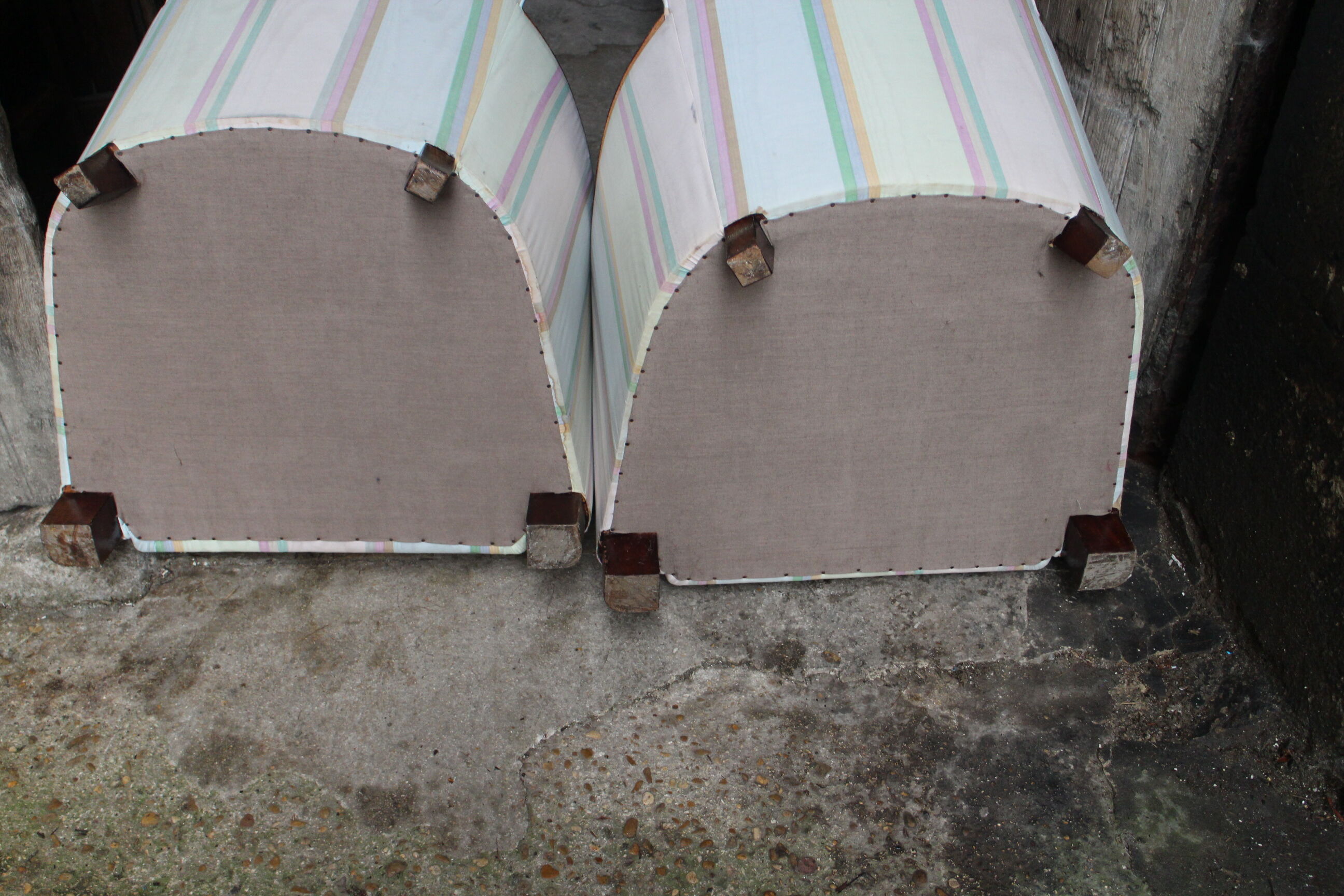 Pair of art deco armchairs