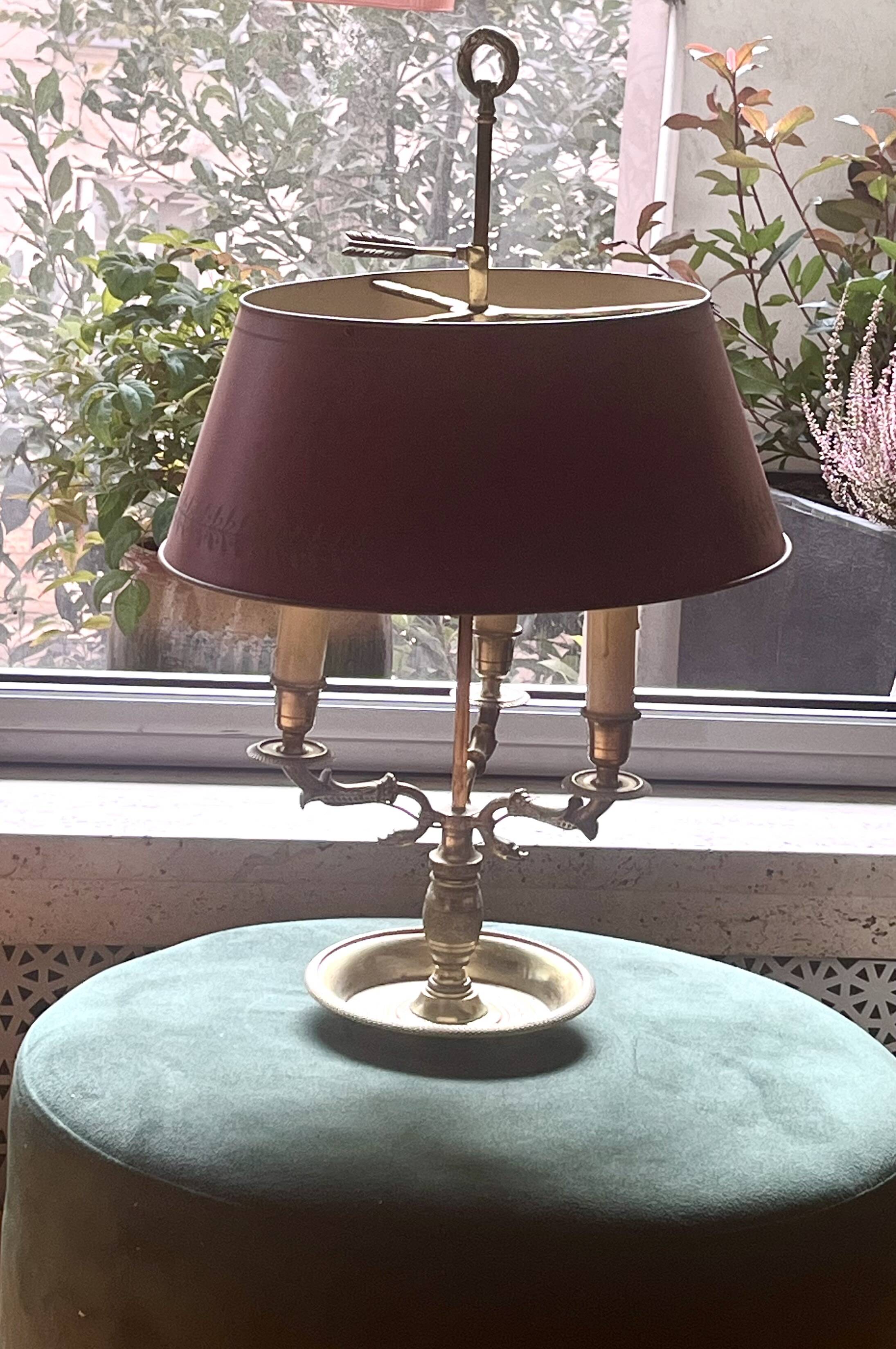 Lampe Bouillotte - Bronze - Style Empire