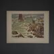Lithographie par Henri Rivière Au Vent de Noroît - Les Mousses