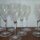 8 Baccarat water glasses signed Saint Remy model