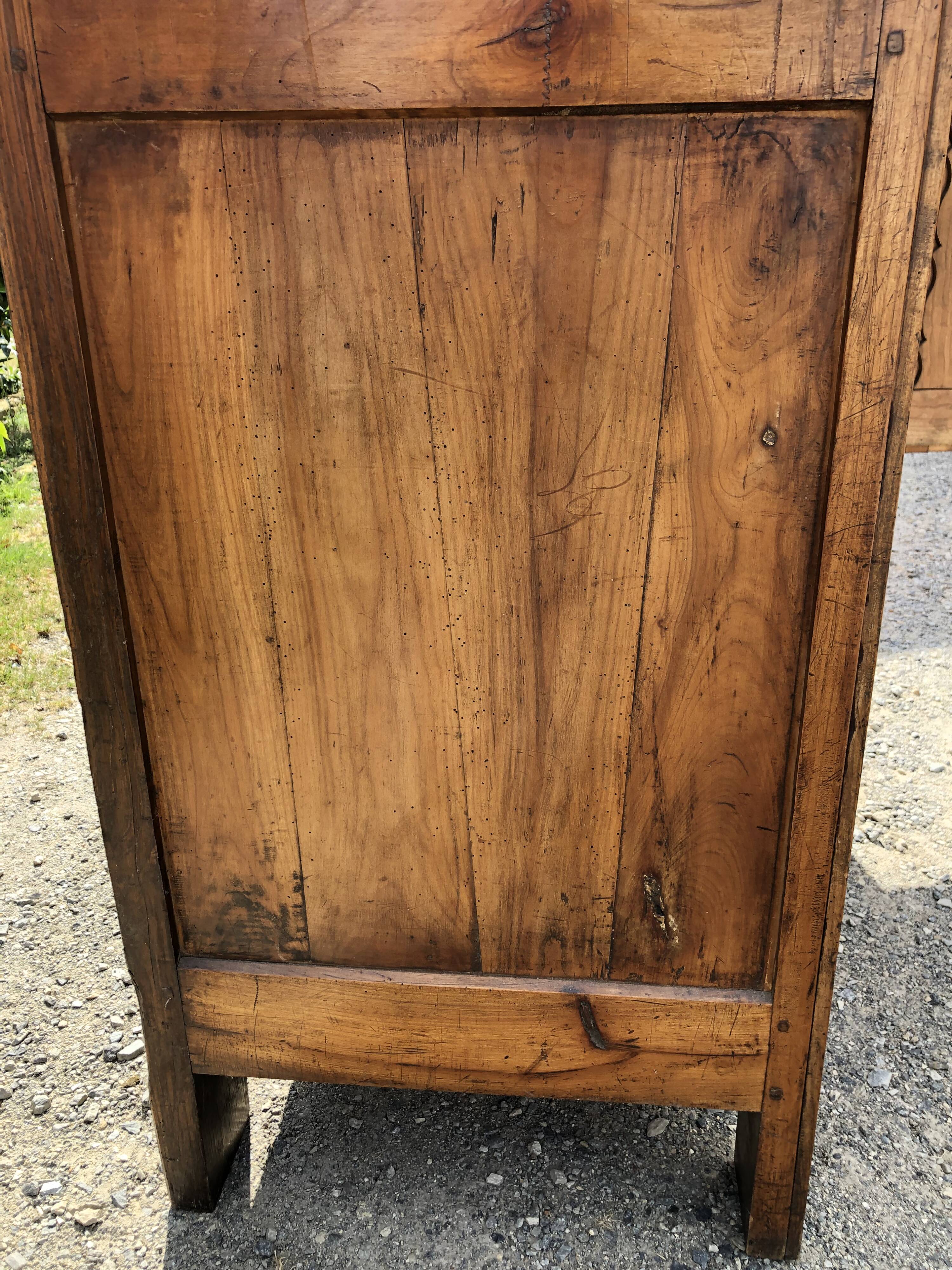 Louis XV style cherry wood cabinet late 19th century
