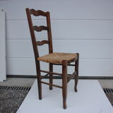 3 straw chairs