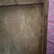 Vintage two-door cabinet with shelves