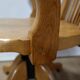 Adjustable office chair, in solid light oak – 1940