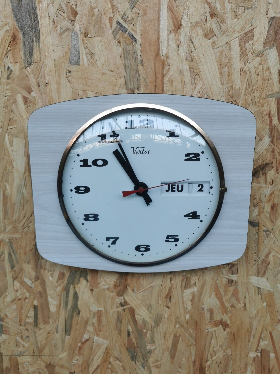 Vertex vintage formica clock