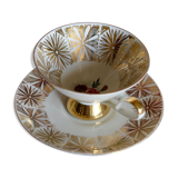 Walking cup tea / coffee porcelain fine Bavarian manufacture Gareis Waldsasse