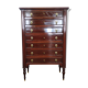 Semainier Louis XVI acajou