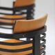 6 chaises de salle à manger par Jean Batenburg pour MI années 1970