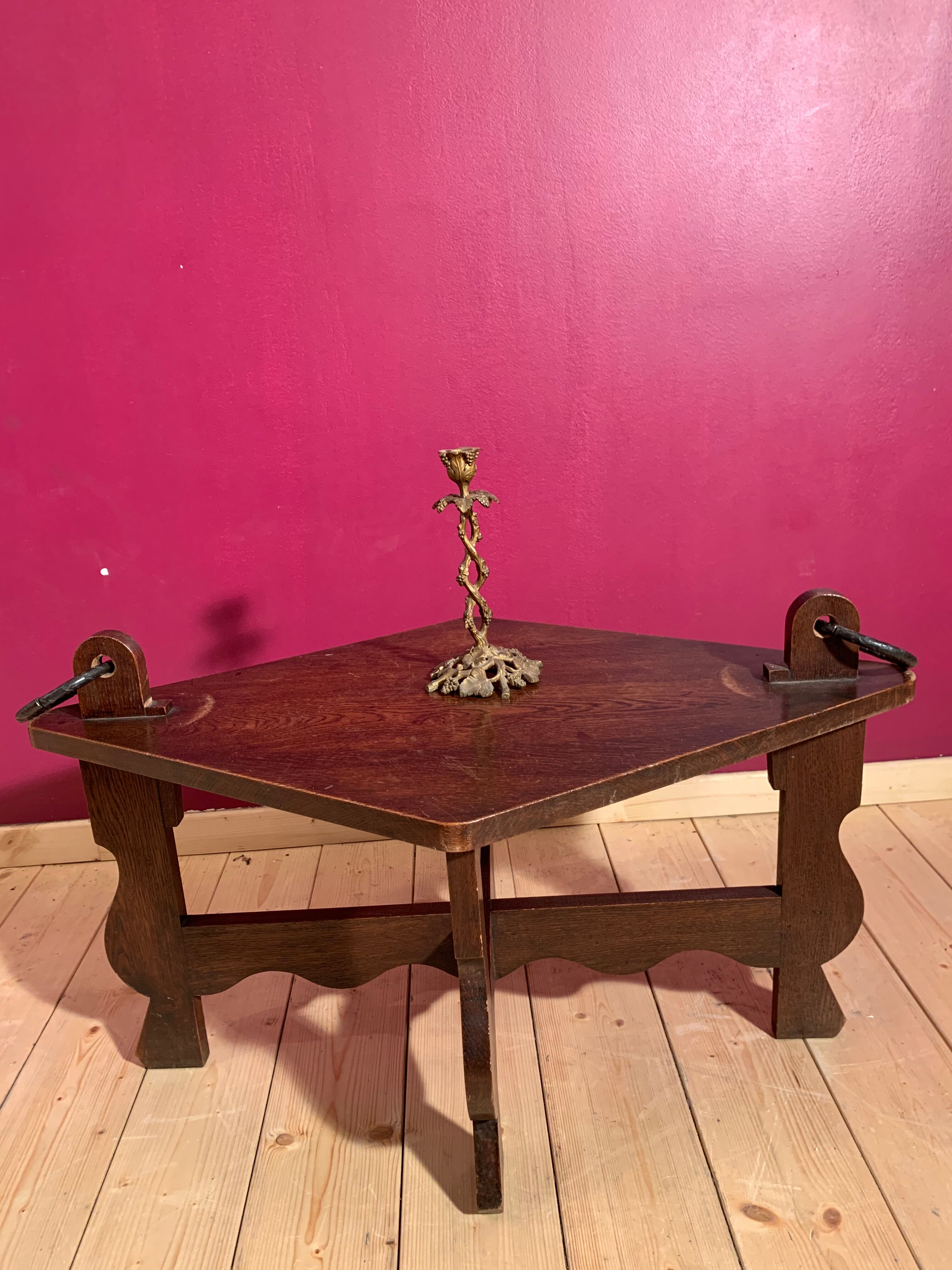 Modernist oak coffee table