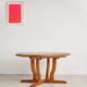 Brutalist extendable table in pine, Rainer Daumiller, Denmark, 1970s.