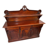 Large elegant English mahogany buffet - 19th century