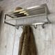 80's stainless steel coat rack
