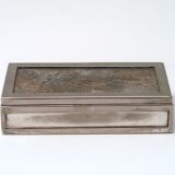 Silver metal box, 50s