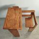 Foldable pine children's desk