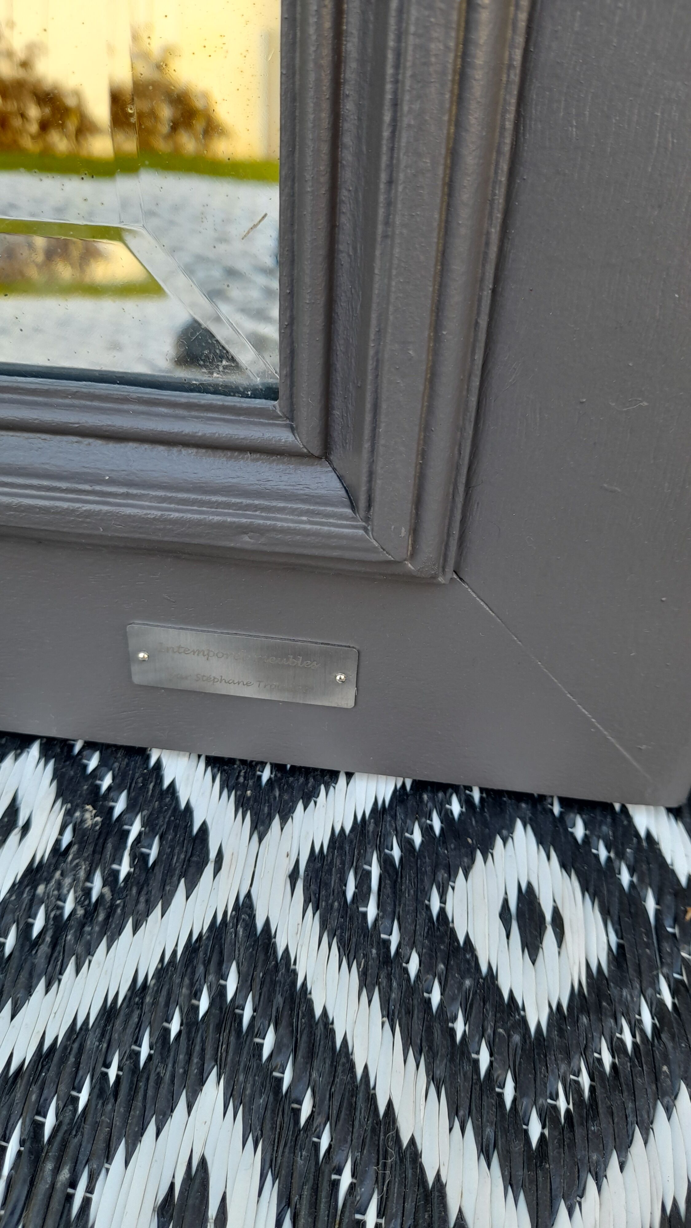 Beveled mirror, 135x82 cm