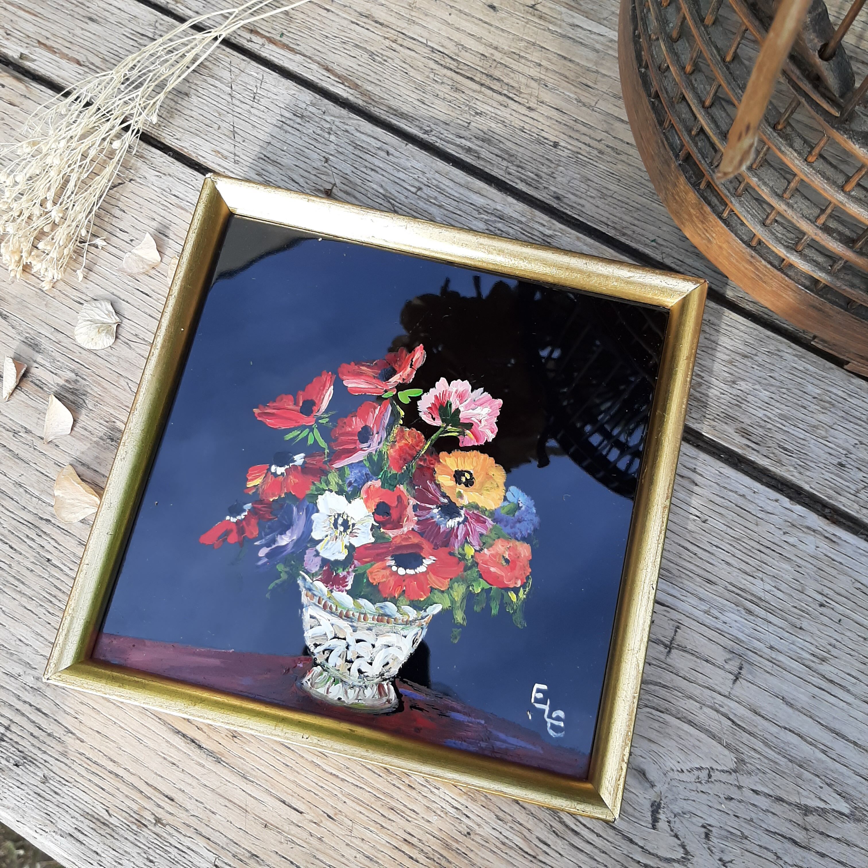 Painting painting Flowers