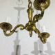 3 light bronze chandelier