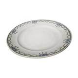 Plate on piedouche earth of iron - l'Amandinoise