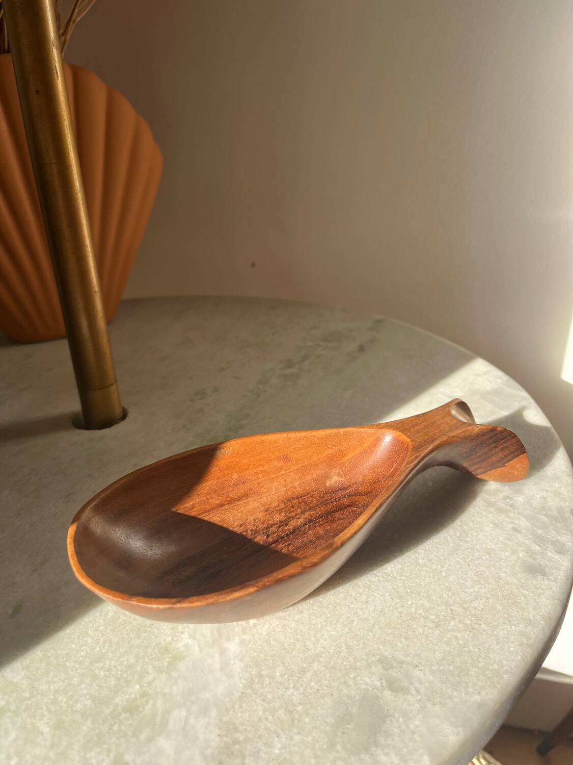 Jean Gillon, Brazil. Rosewood bowl with handle