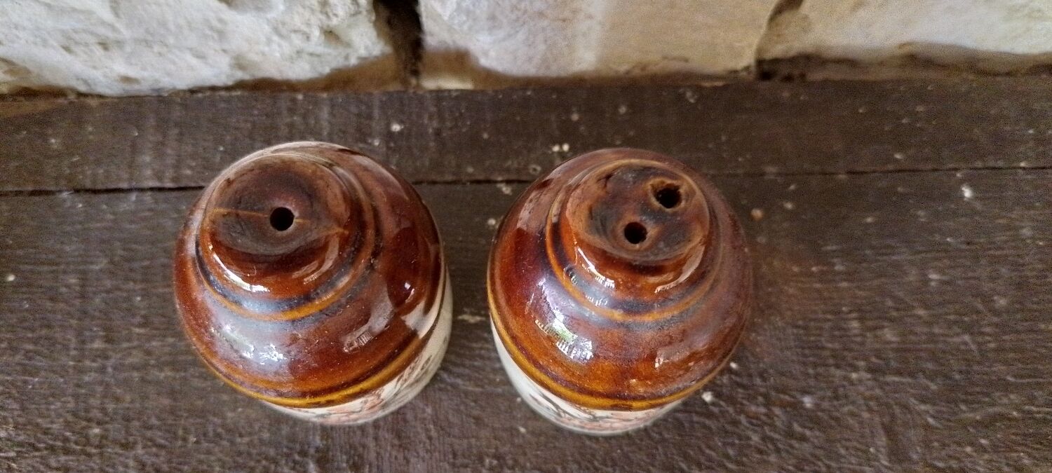 Vintage salt and pepper shakers