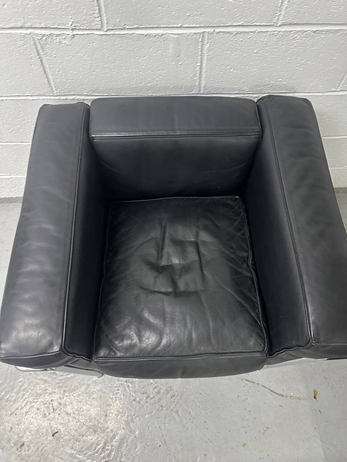 Paire de fauteuils LC2 Le Corbusier édition Cassina vintage
