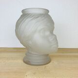 Nubian glass anthropomorphic vase