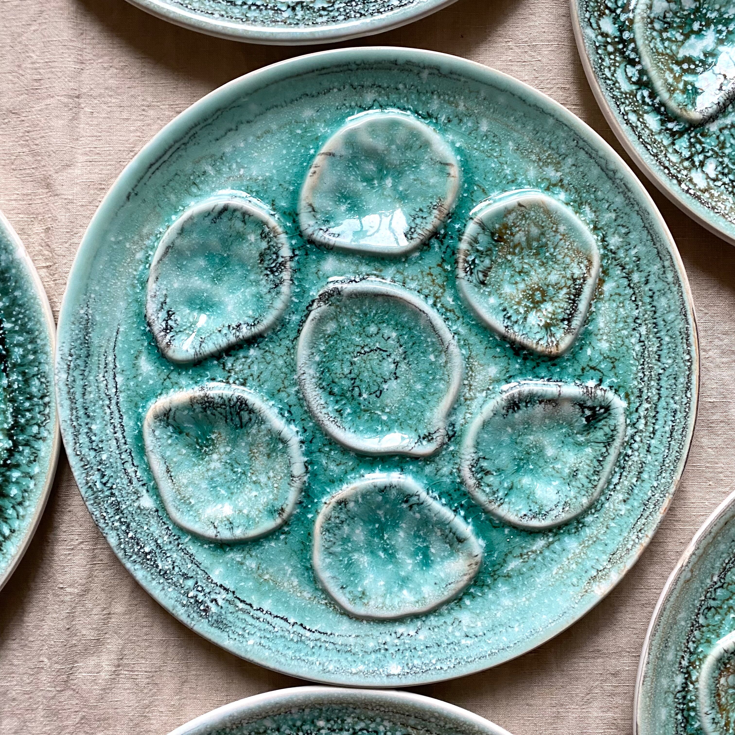 Niderviller oyster plates x12