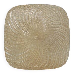 plafonnier verre or