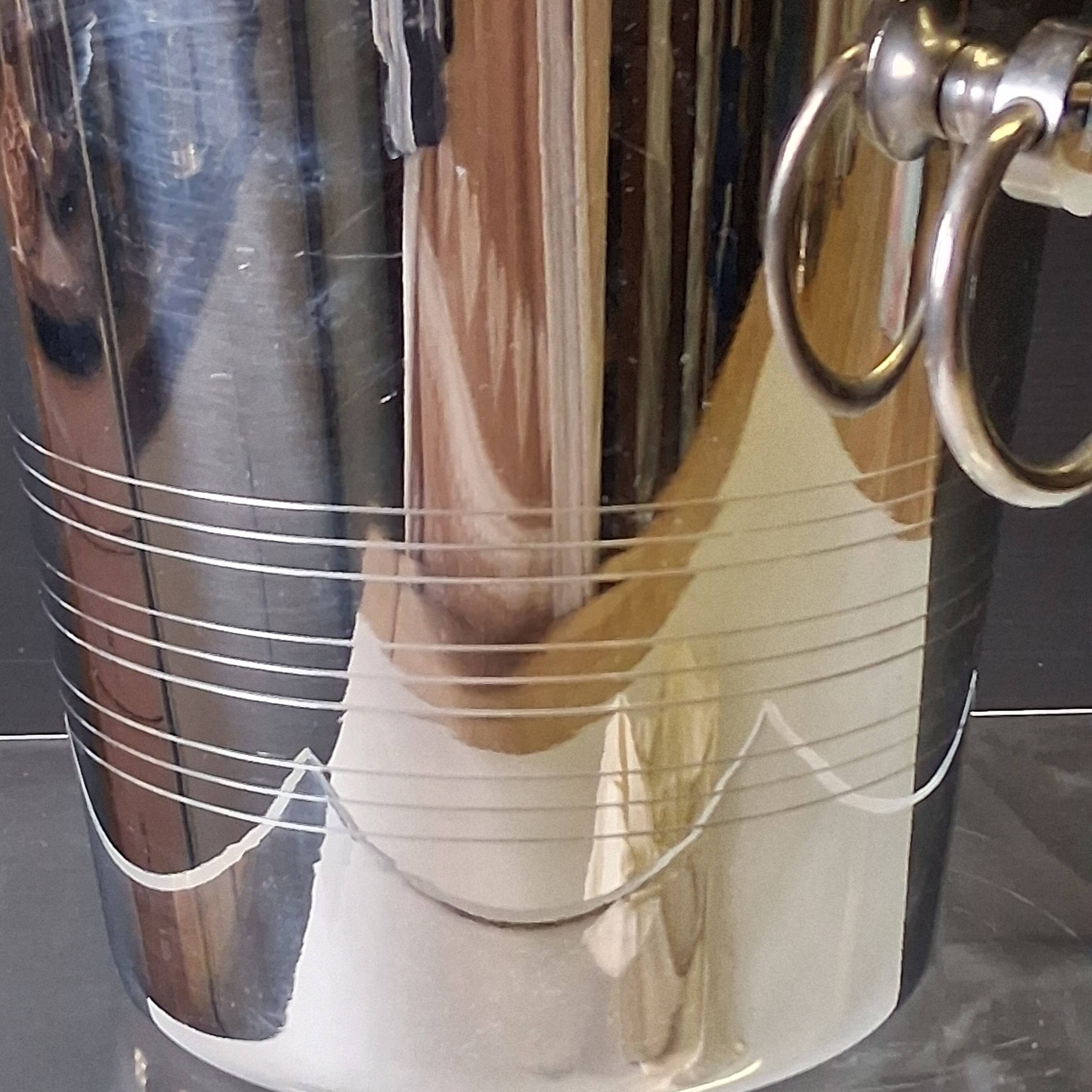 18/8 stainless steel champagne bucket from Guy Degrenne.