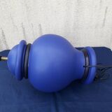 Pied de lampe bleu  H54 cm