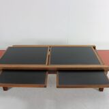 Eighties design coffee table by Bernard Vuarnesson for Bellato