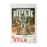Movie poster "The Incredible Hulk" Lou Ferrigno 37x55cm 1978