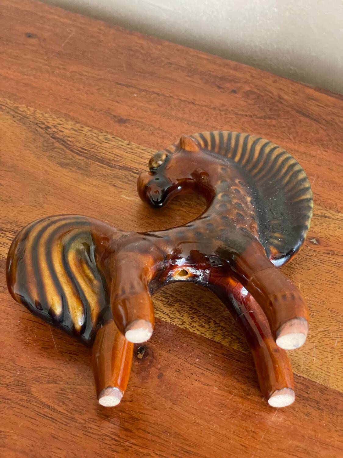 Vasilkovsky horse in majolica