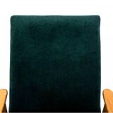 Two vintage green armchairs by Jaroslav Šmídek for Jitona, Czechoslovakia, 1960s