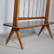 Table à plantes en bois de cerisier des années 1960