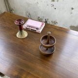 Wooden cocktail dish