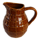 Saint Clément pitcher, rope pattern, vintage 1950s