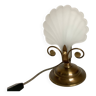 Deknudt bronze scallop shell lamp