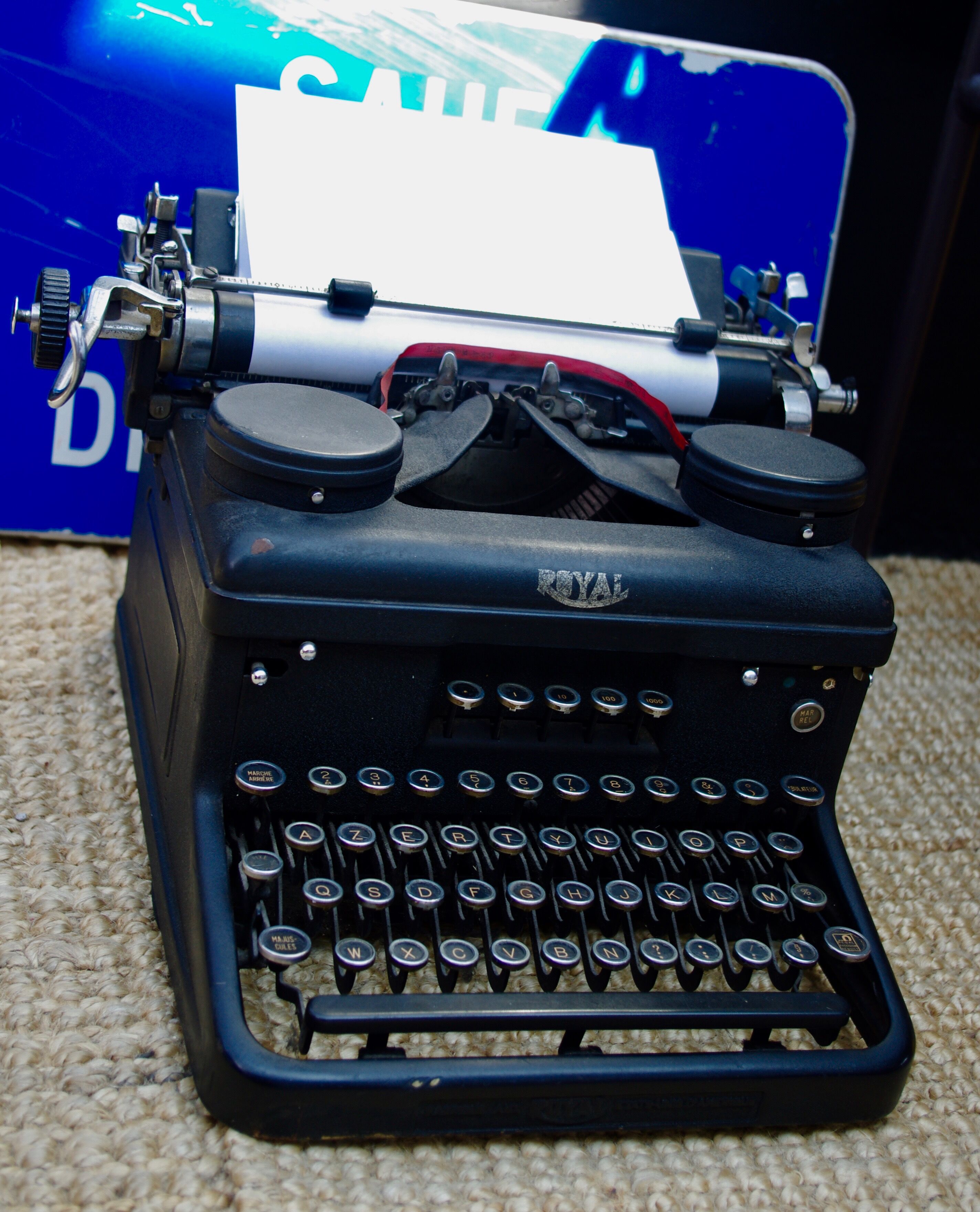 Typewriter Royal collection 1920