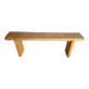 Solid wood bench patinated 140cm